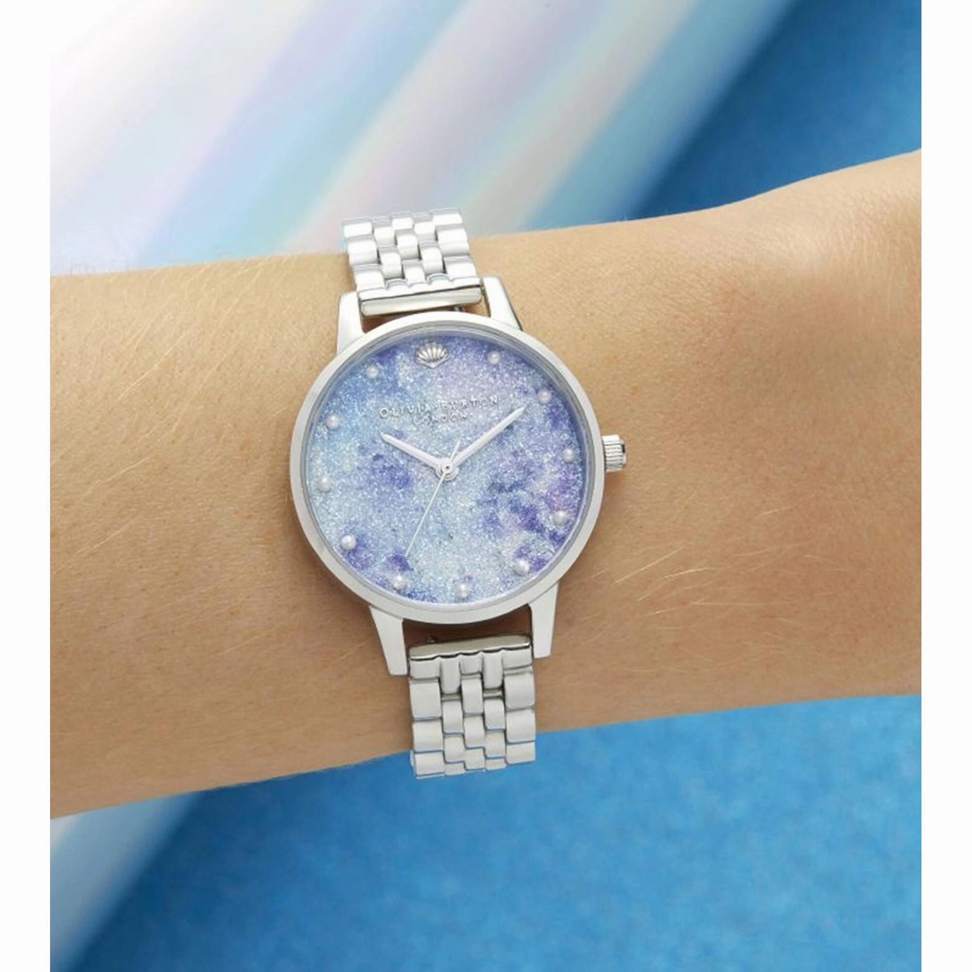Olivia Burton Women's Watch - Under The Sea Lilac and Aqua Dial Bracelet | OB16US43