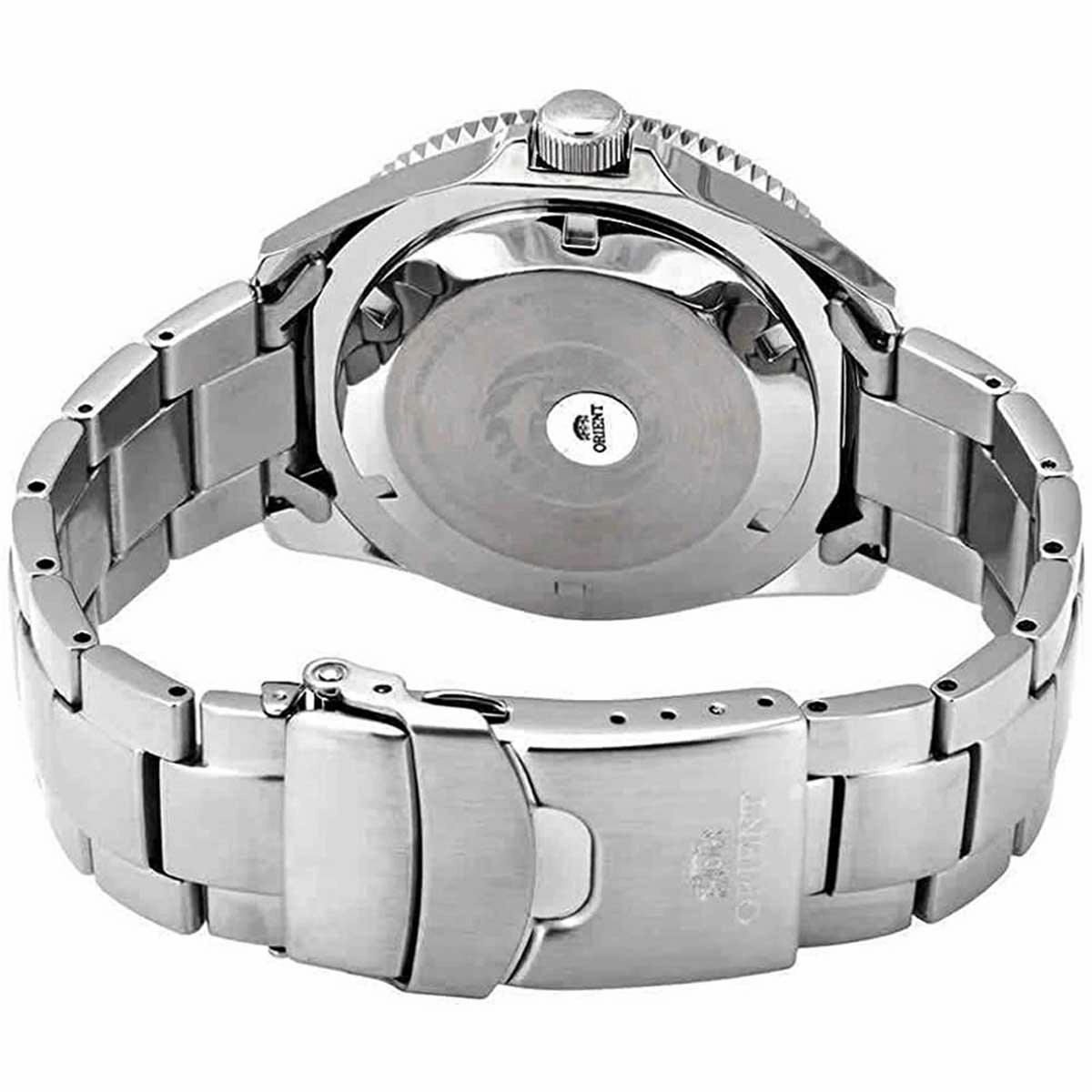 Orient Men's Automatic Watch - Kanno Blue Dial Silver Bracelet Dive | RA-AA0009L19A/B