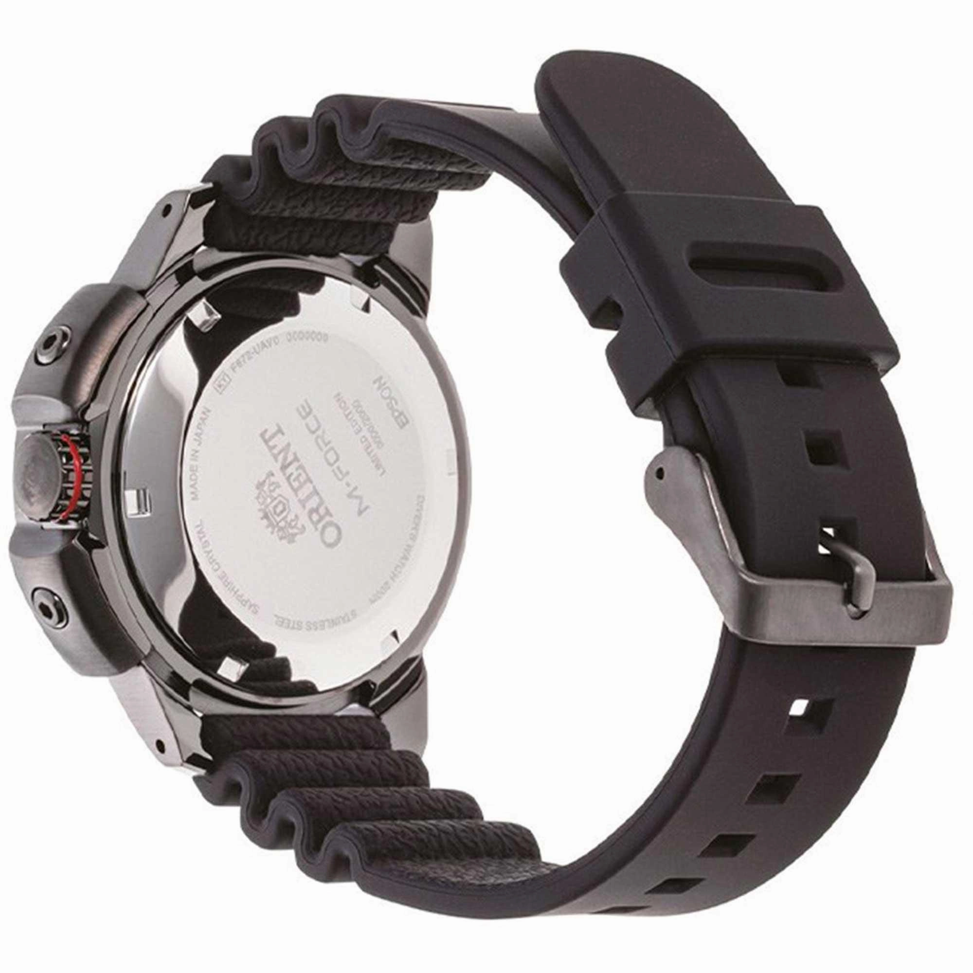 Orient Men's Automatic Watch - M-Force Red and Black Dial Grey Case | RA-AC0L09R00B