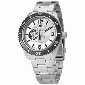 Orient Men's Automatic Watch - Star Silver Tone Open Heart Dial | RA-AT0107S00B