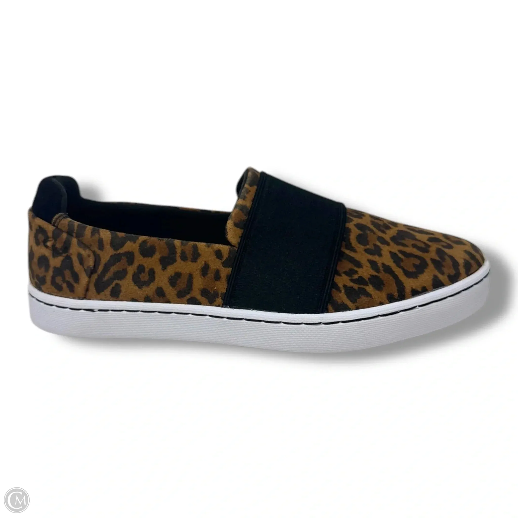 Pawley Wes Womens Suede Slip-On Sneakers By Clarks In Leopard Print, Size: 7