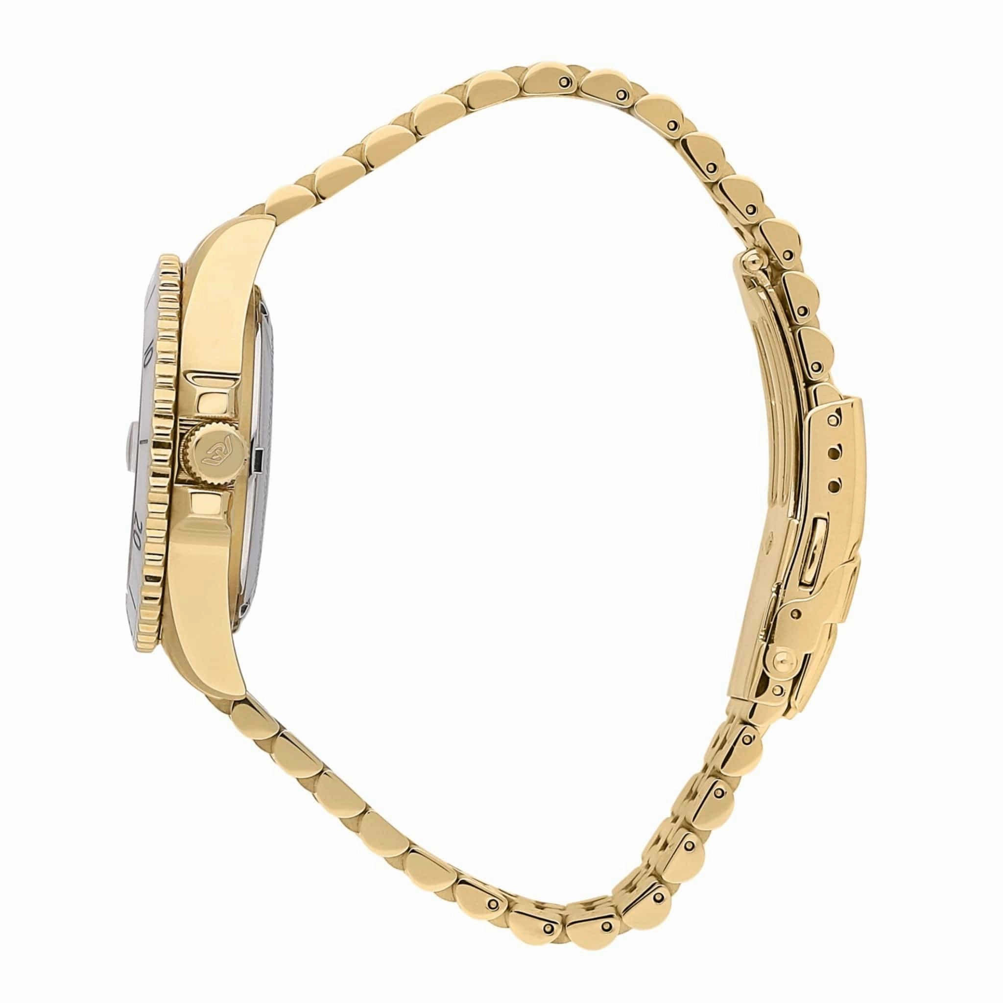 Philip Watch Caribe Gold Ladies Automatic Swiss Made Diving Timepiece