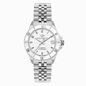 Philip Watch Caribe Swiss Made Diving Stainless Steel Ladies Automatic