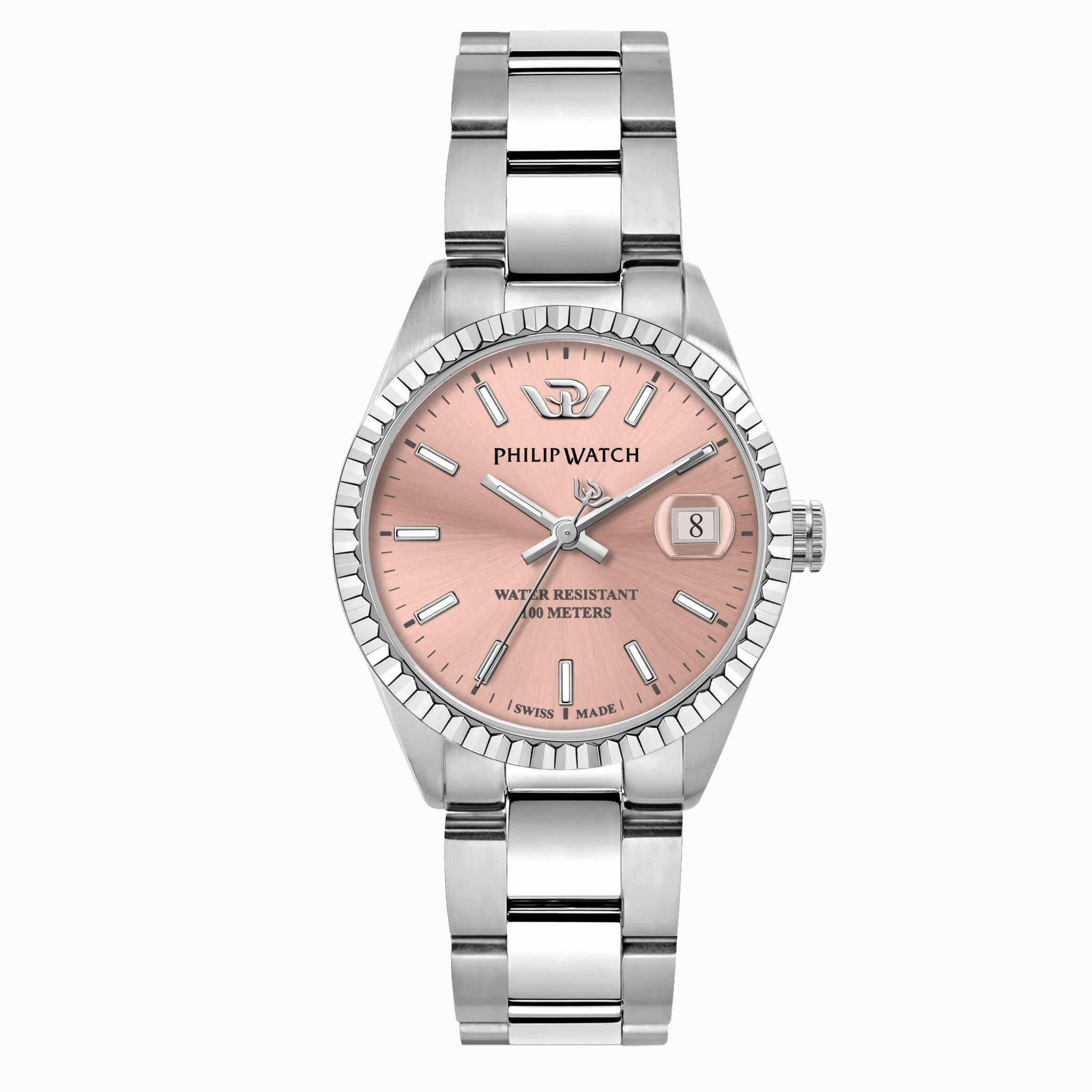 Philip Watch Swiss Made Caribe Pink 35mm Women's Watch