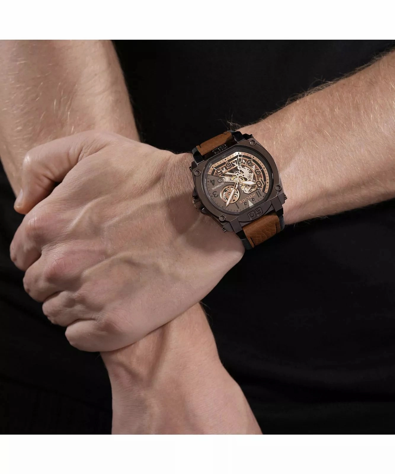 Police Norwood Gents Skeleton Automatic  40th Anniversary Edition Watch