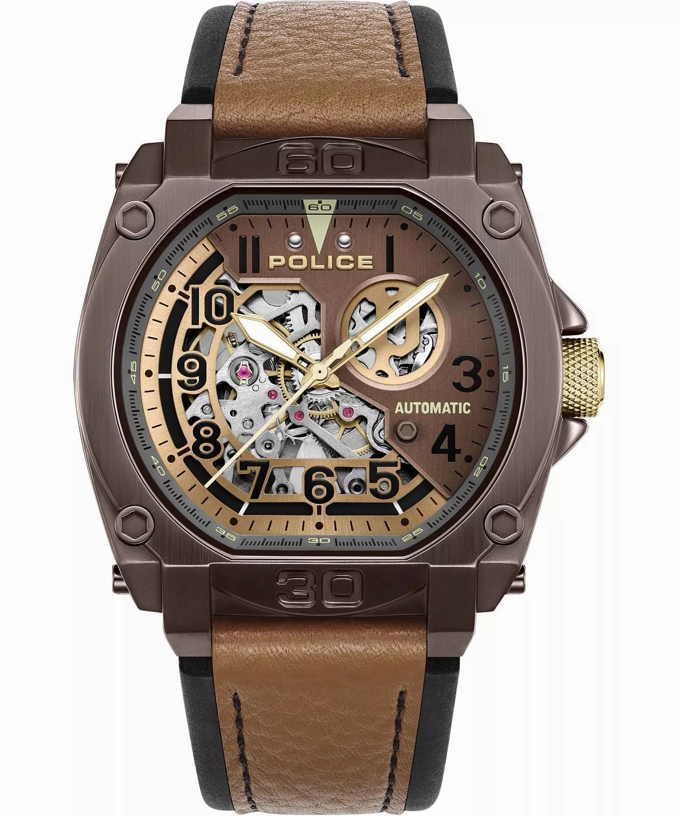 Police Norwood Gents Skeleton Automatic  40th Anniversary Edition Watch