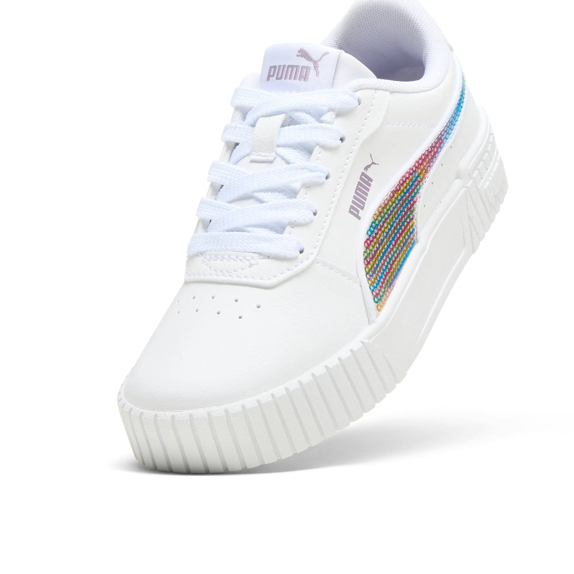 PUMA Little Kids Girls' Carina 2.0 Sequins Sneakers