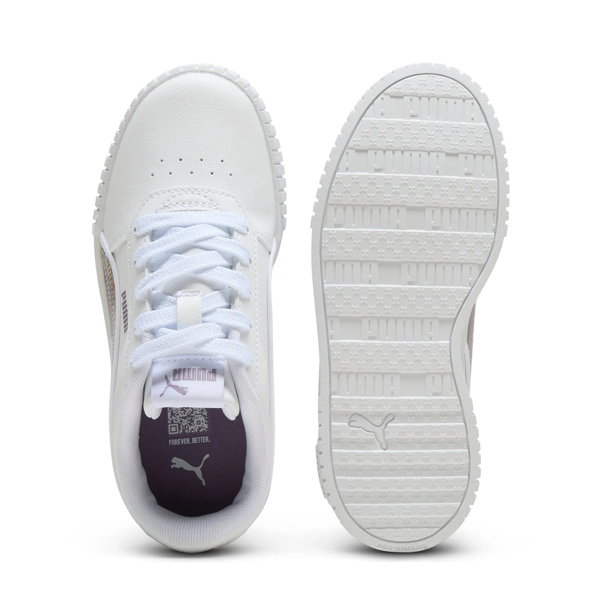 PUMA Little Kids Girls' Carina 2.0 Sequins Sneakers