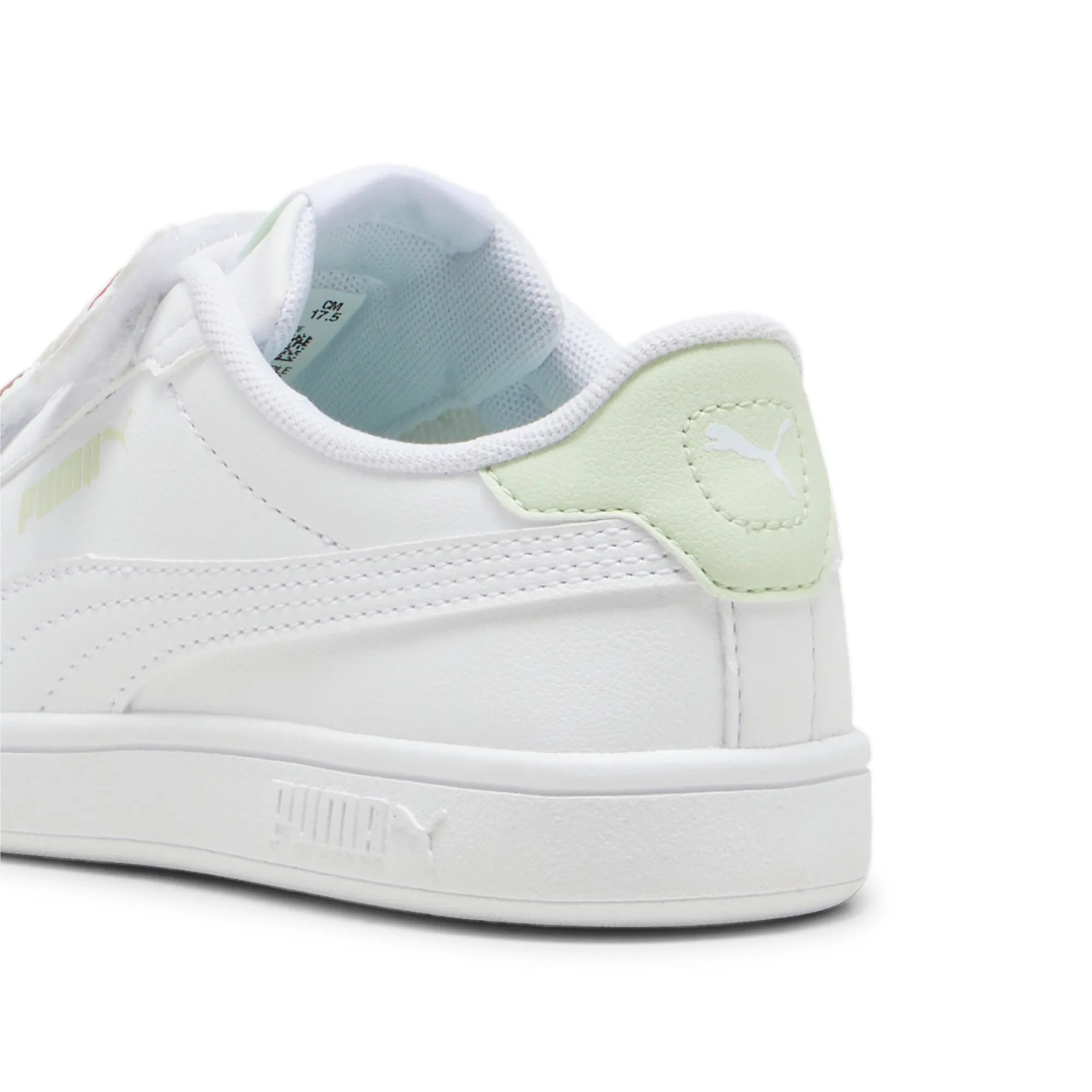 PUMA Little Kids Girls' Smash 3.0 Badges Sneakers