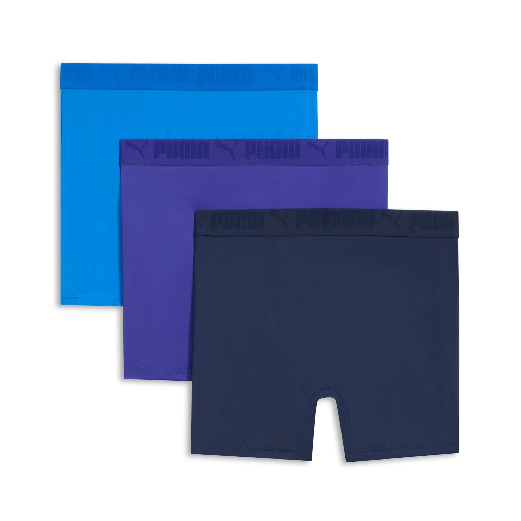 PUMA Men's Athletic Fit Boxer Briefs (3 Pack)