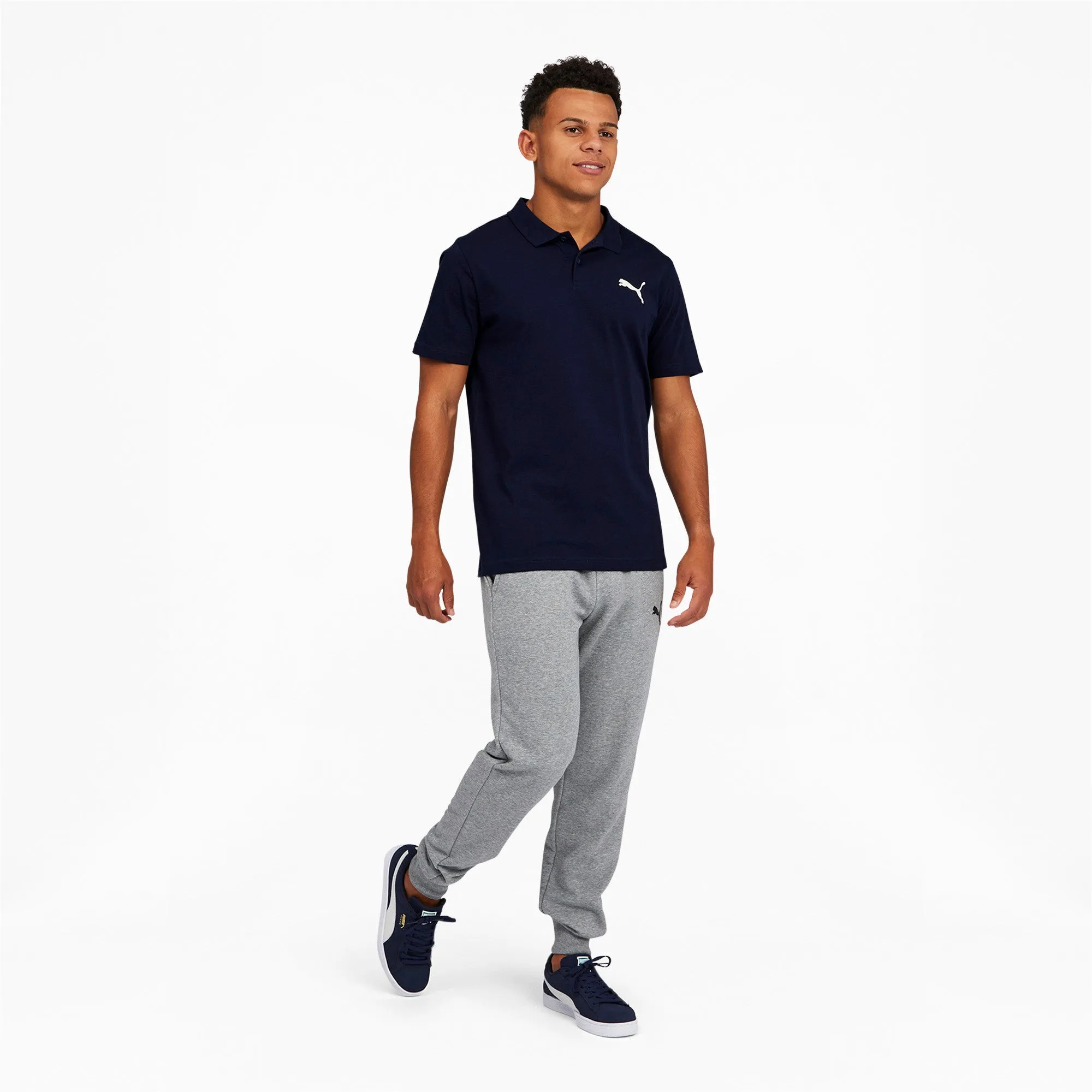 PUMA Men's Essentials Jersey Polo