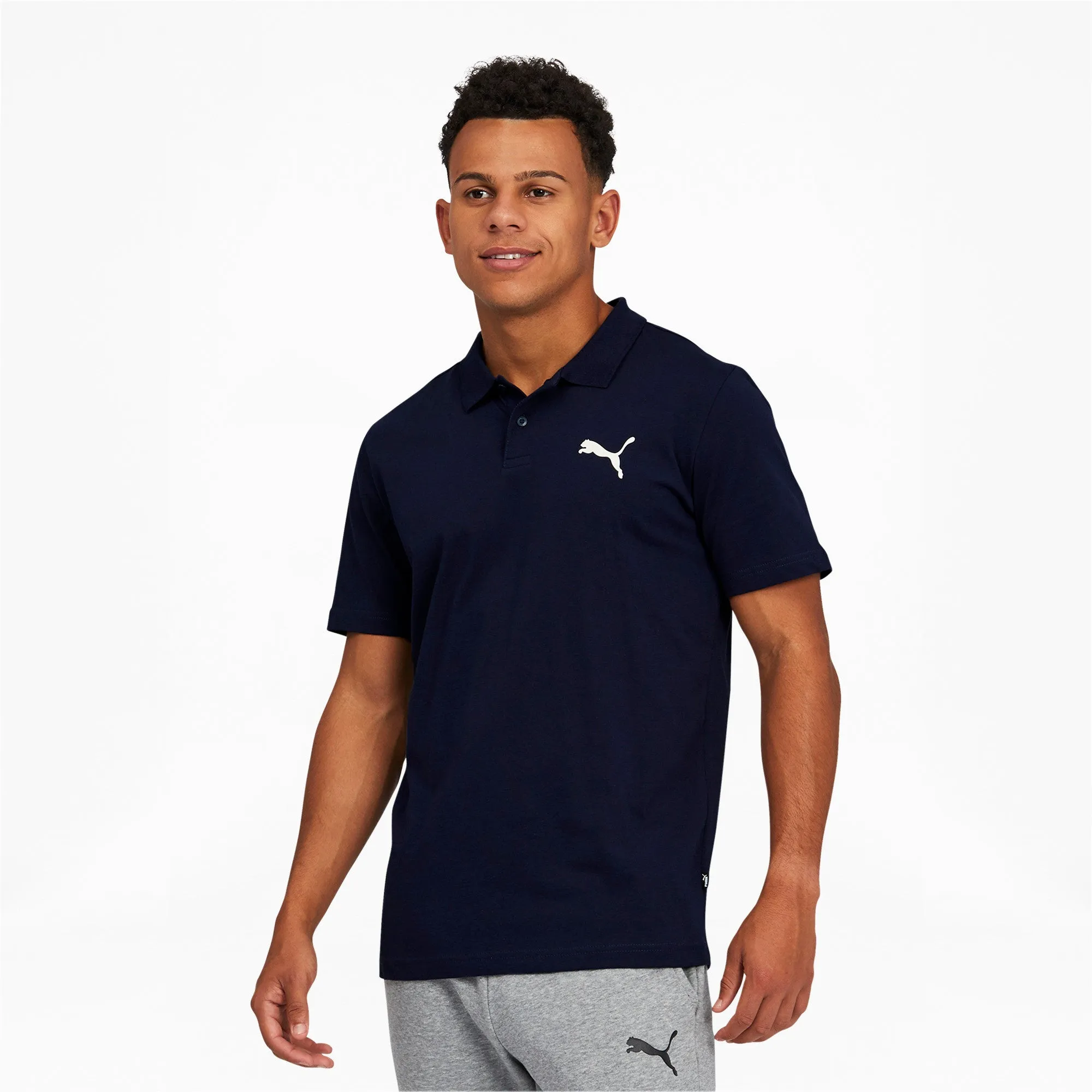 PUMA Men's Essentials Jersey Polo