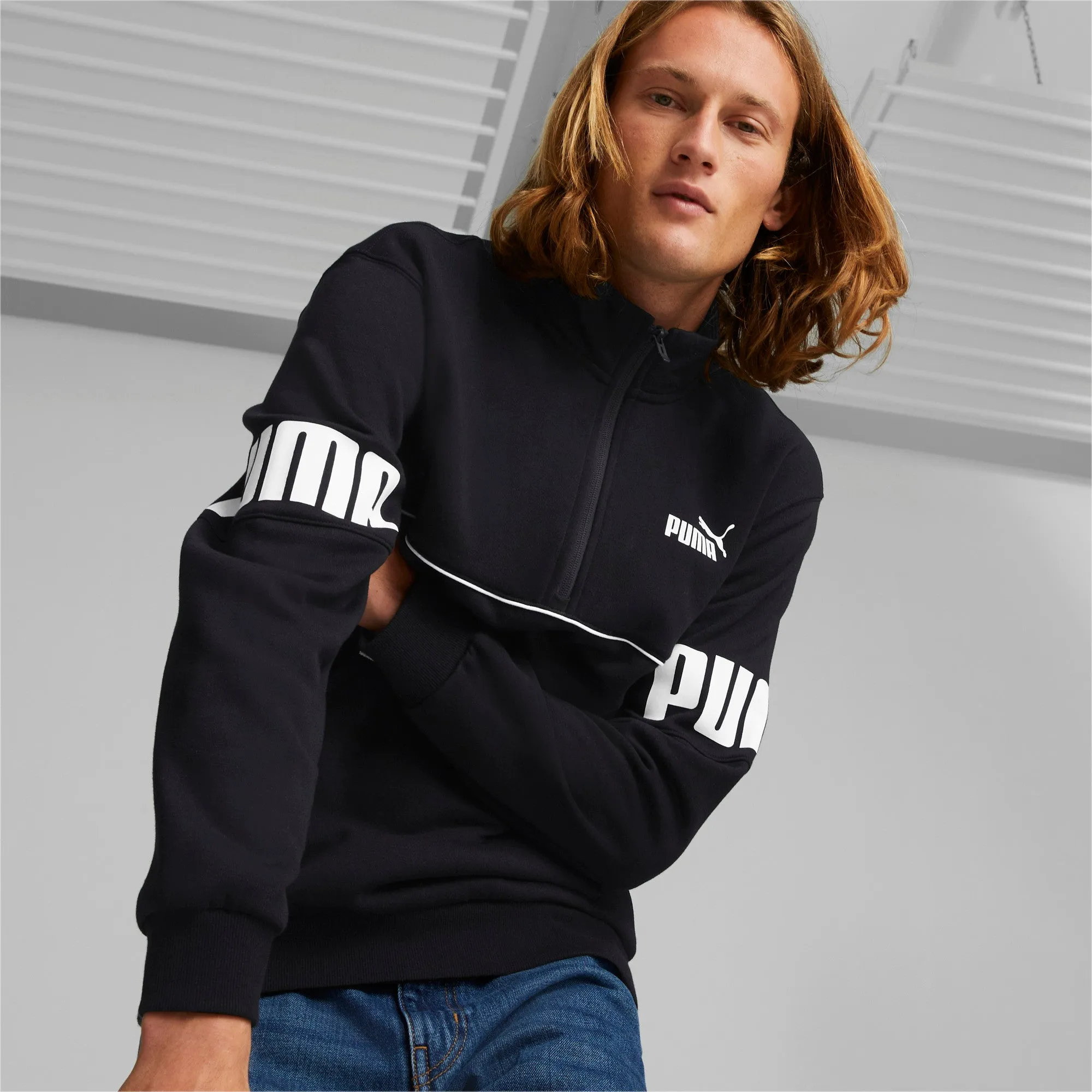 PUMA Men's Power Half-Zip Sweatshirt