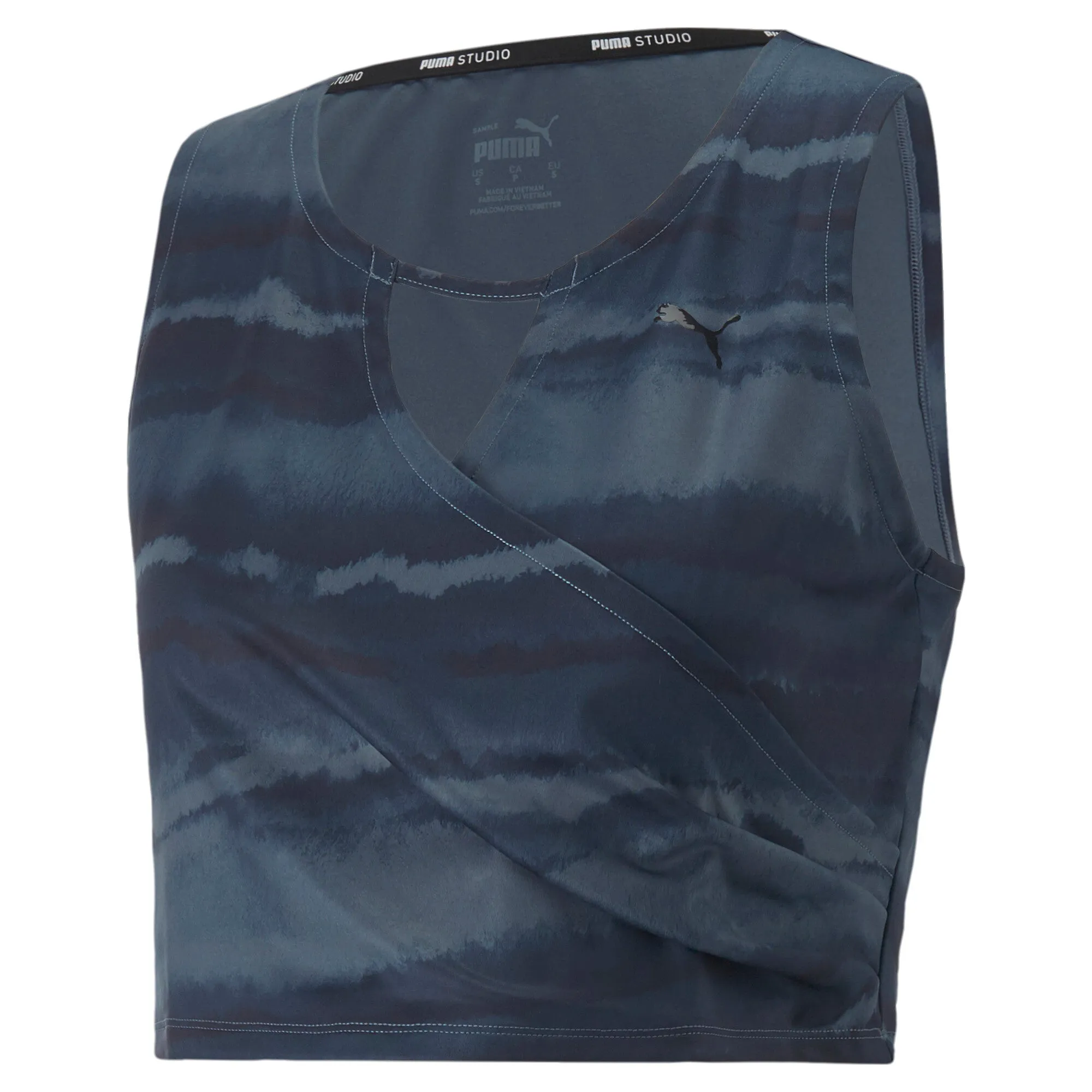 PUMA Women's Studio Printed Training Crop Tank
