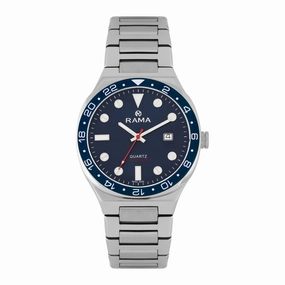 Rama Gents Blue Dial Stainless Steel Watch