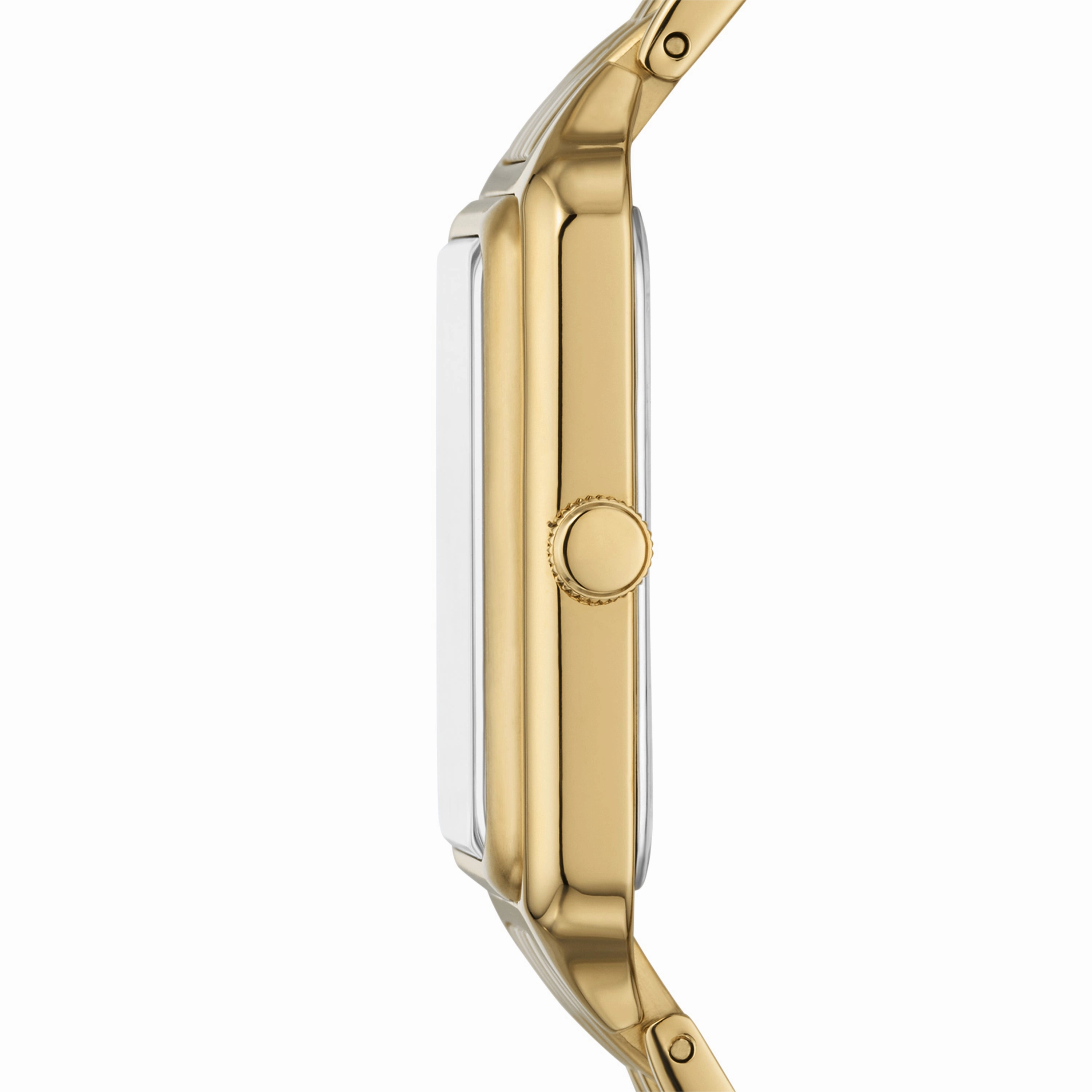Raquel Three-Hand Date Gold-Tone Stainless Steel Watch