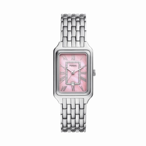 Raquel Three-Hand Date Stainless Steel Watch