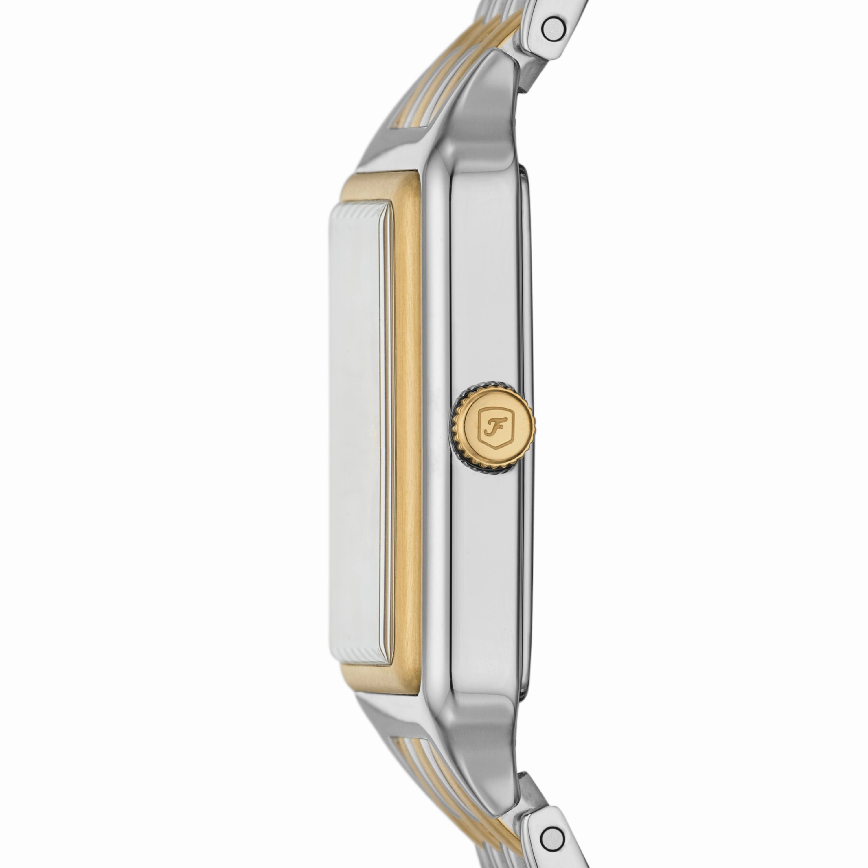 Raquel Three-Hand Date Two-Tone Stainless Steel Watch