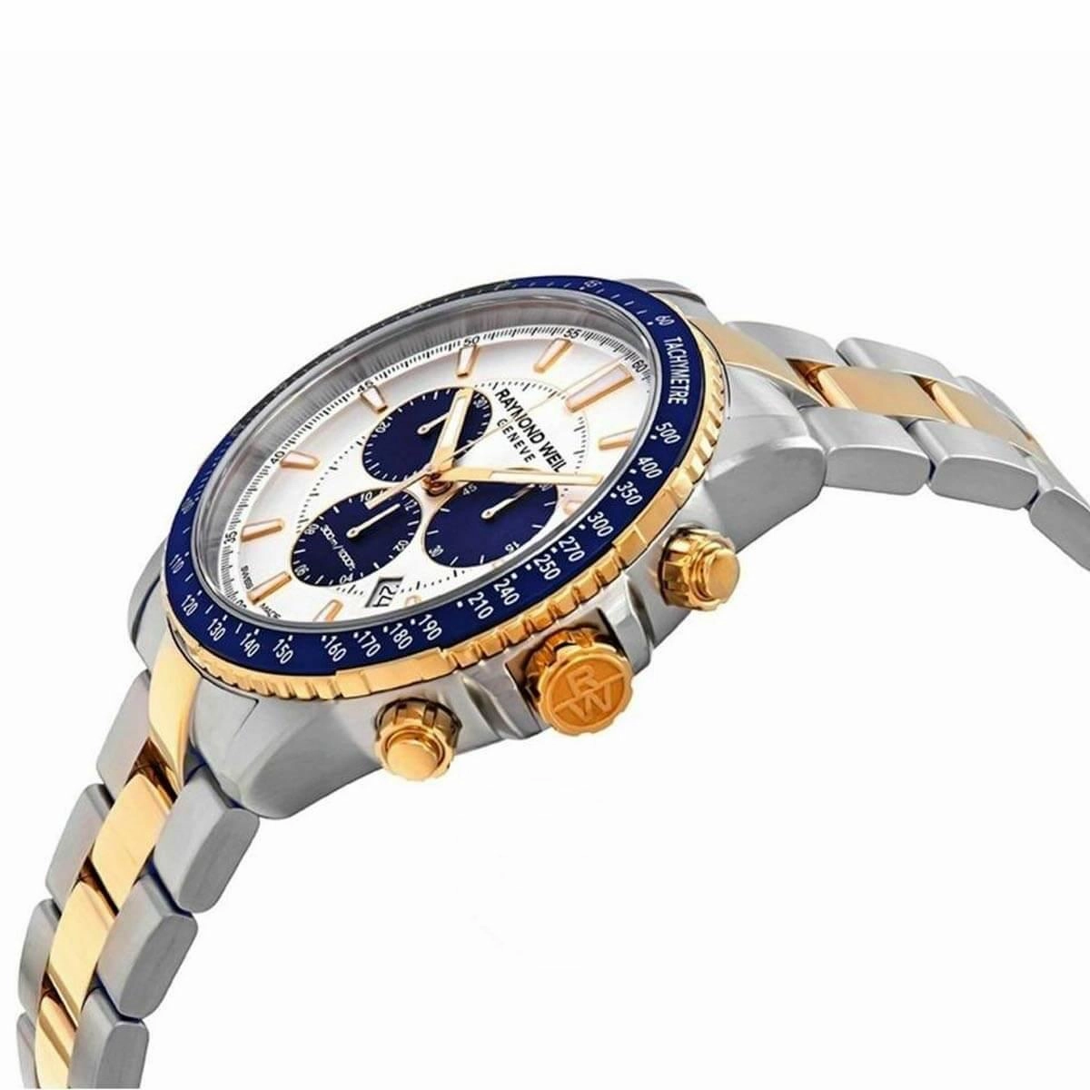 Raymond Weil Men's Chronograph Watch - Tango 300 Two Tone Bracelet | 8570-SP3-65501