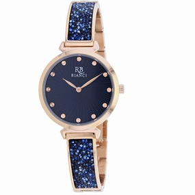 Roberto Bianci Women's Watch - Brillare Blue Dial Plated Steel Bracelet | RB0206