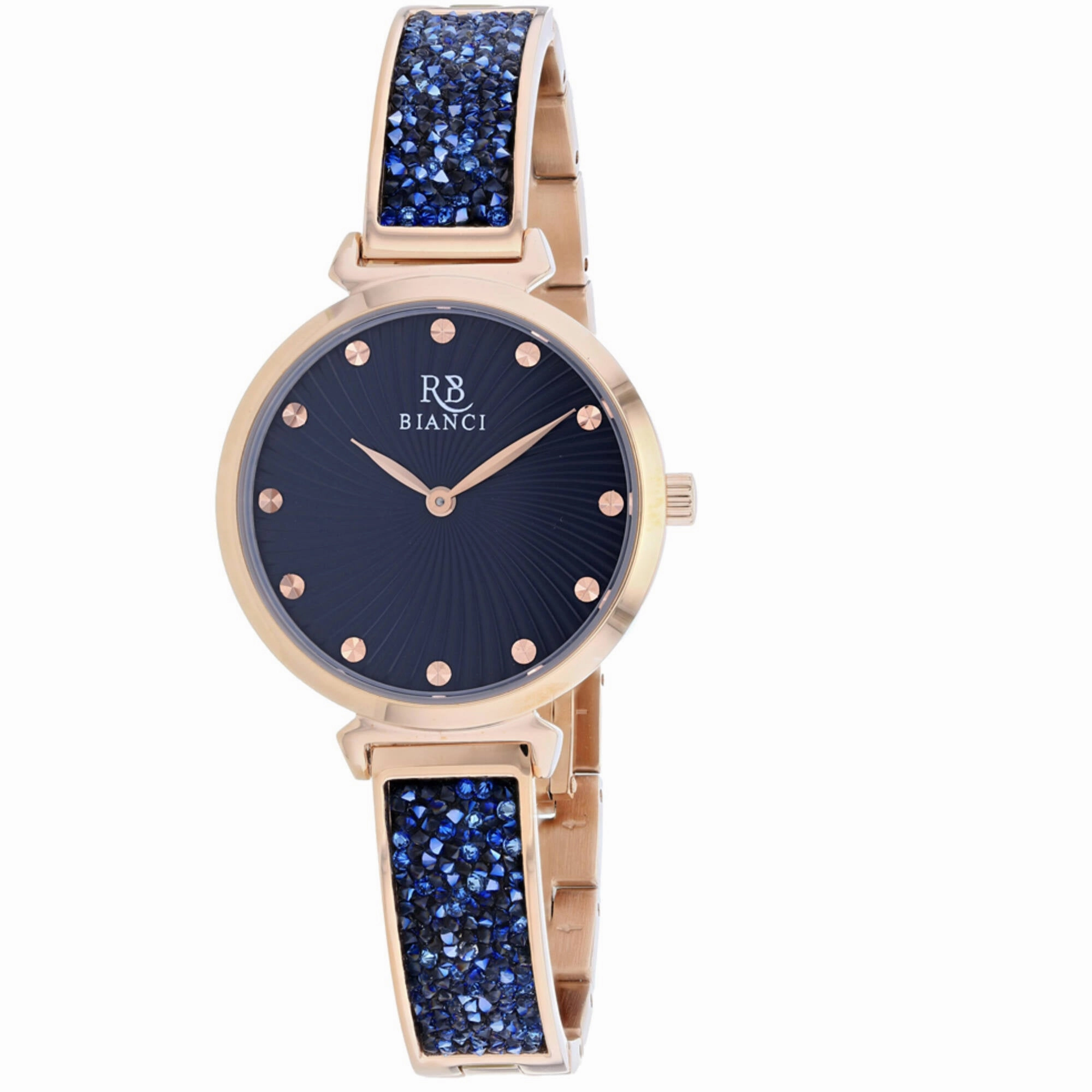 Roberto Bianci Women's Watch - Brillare Blue Dial Plated Steel Bracelet | RB0206