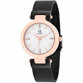 Roberto Bianci Women's Watch - Cristallo Silver Dial Plated Steel Bracelet | RB0404