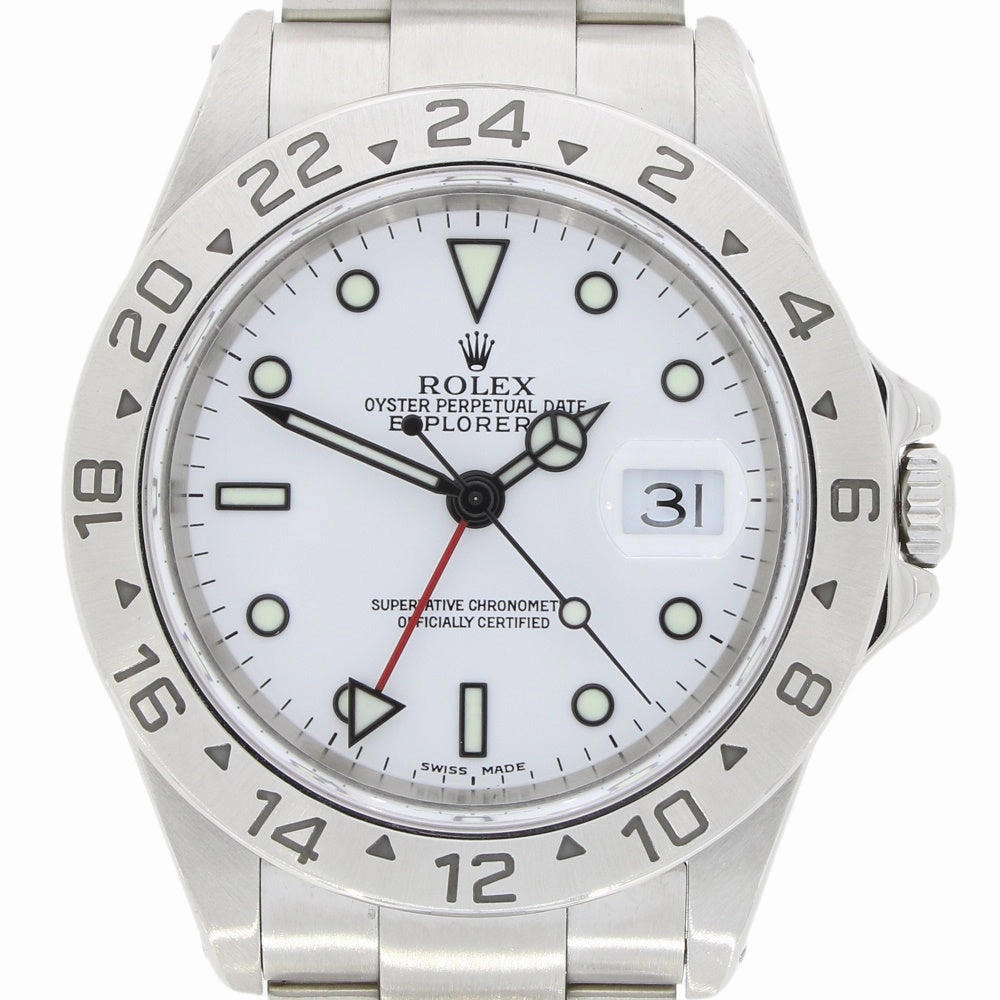Rolex Watch 16570 Mens Pre Owned Oyster Perpetual Explorer II GMT Papers (2000) RW0623