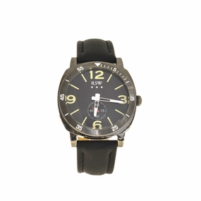 Rsw Men'S Stainless Steel Watch With Gun Metal Case