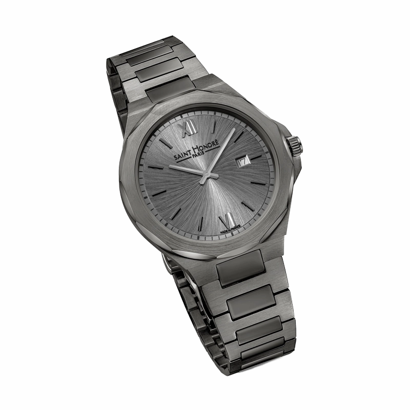 Saint Honore Matignon Men's Gun Dial & Bracelet Watch