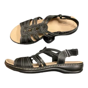 Sandals Flats By Clarks In Black, Size: 10 clarks