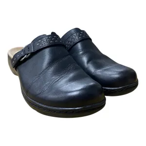 Sandals Flats By Clarks In Black, Size:9