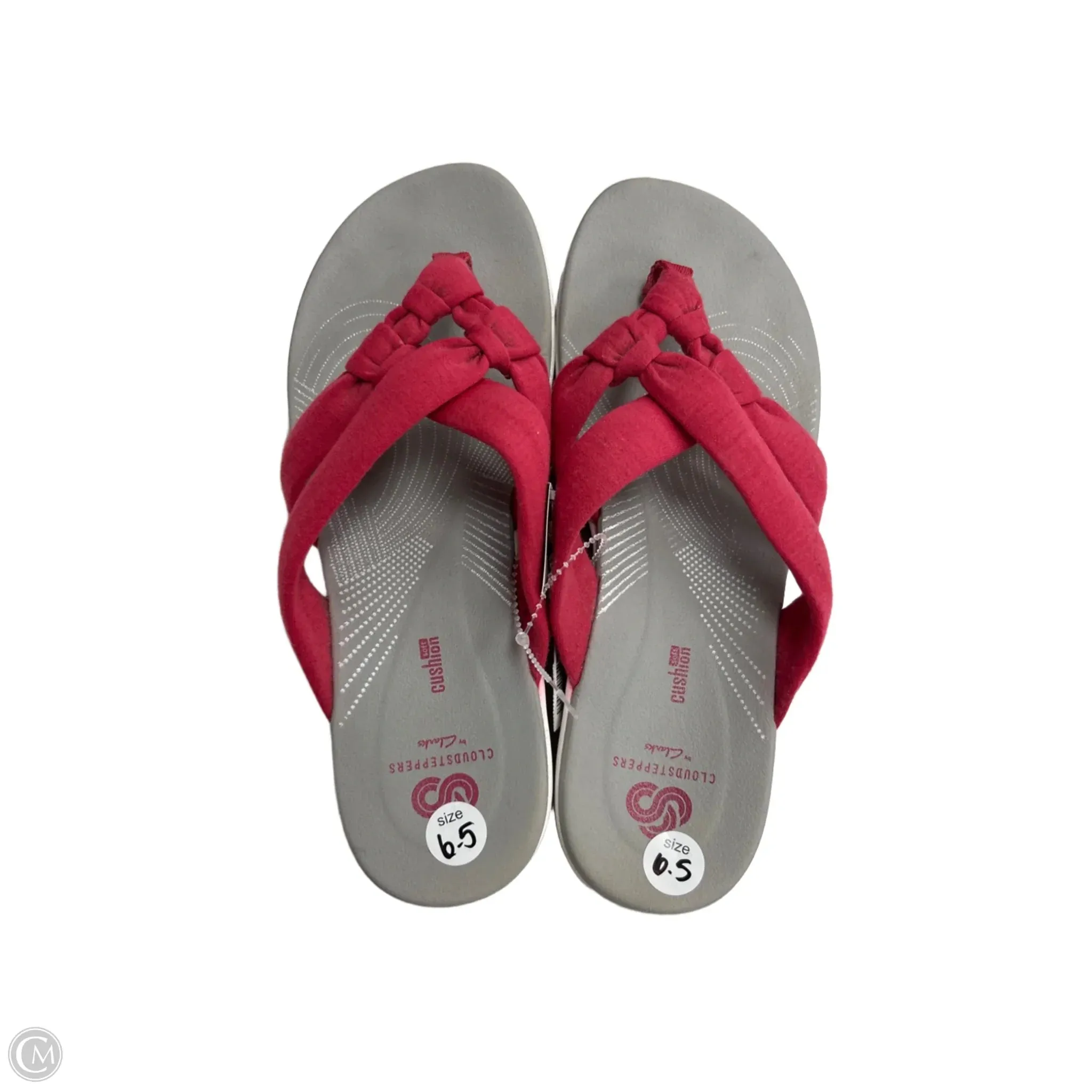 Sandals Flip Flops By Clarks In Pink, Size: 9 clarks