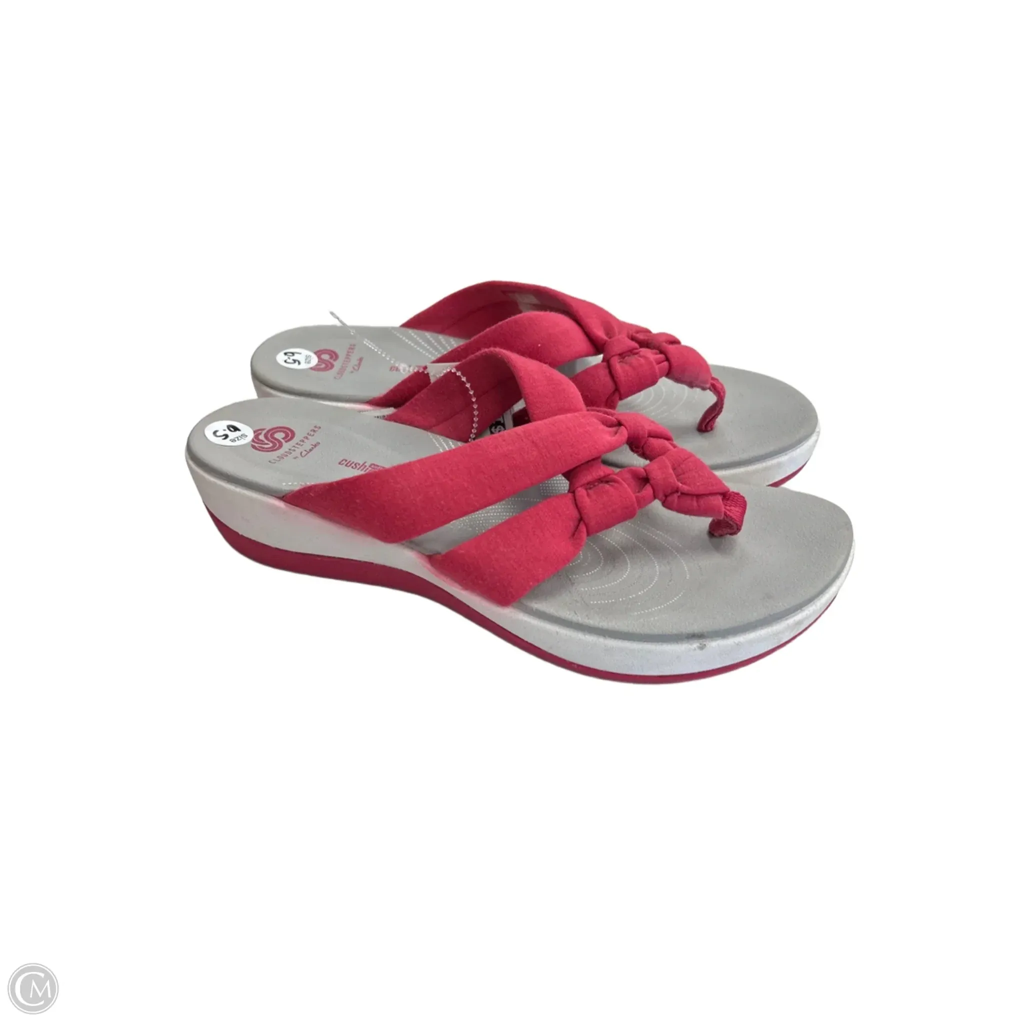 Sandals Flip Flops By Clarks In Pink, Size: 9 clarks