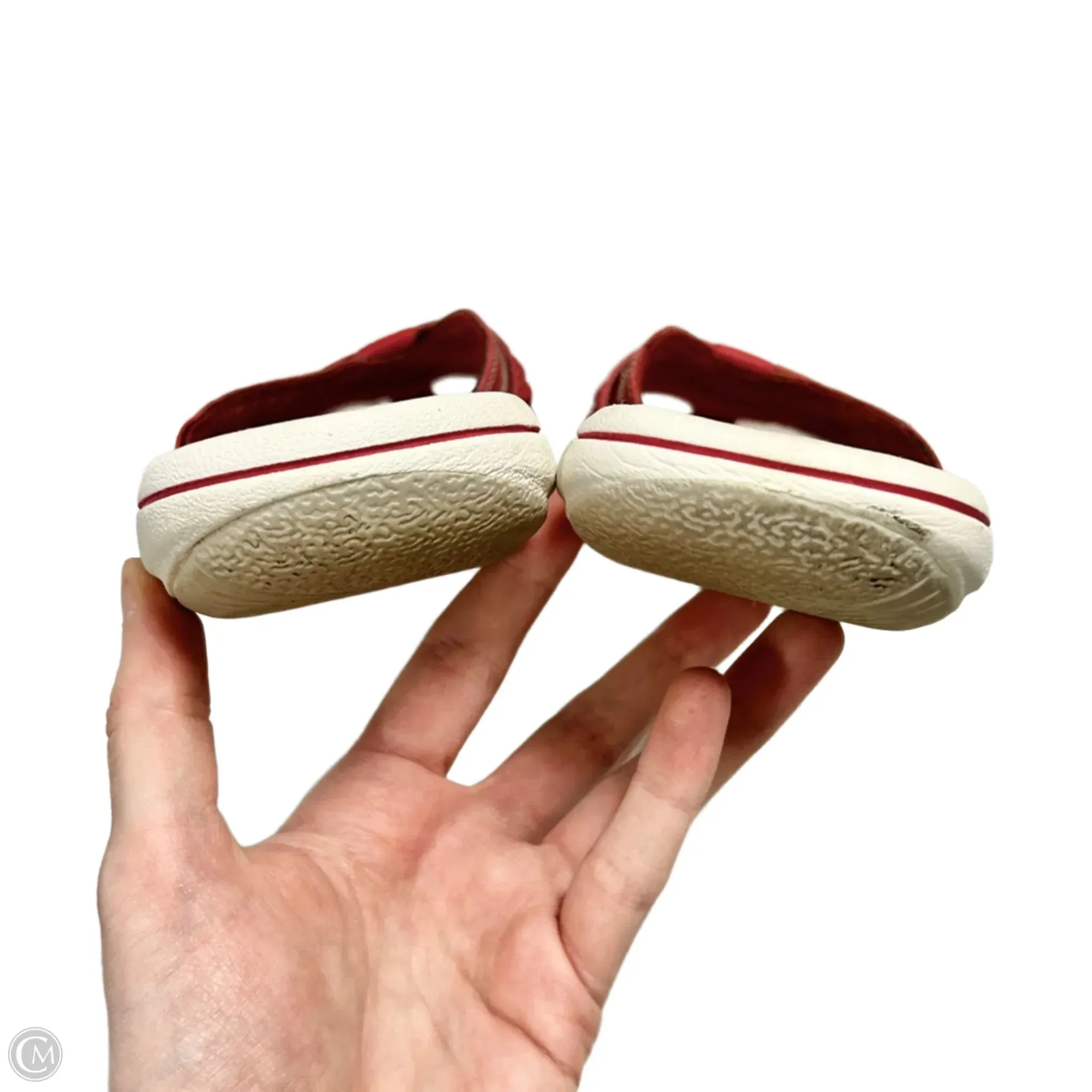 Sandals Flip Flops By Clarks In Red, Size: 6
