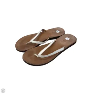 Sandals Flip Flops By Clarks In Tan, Size: 7