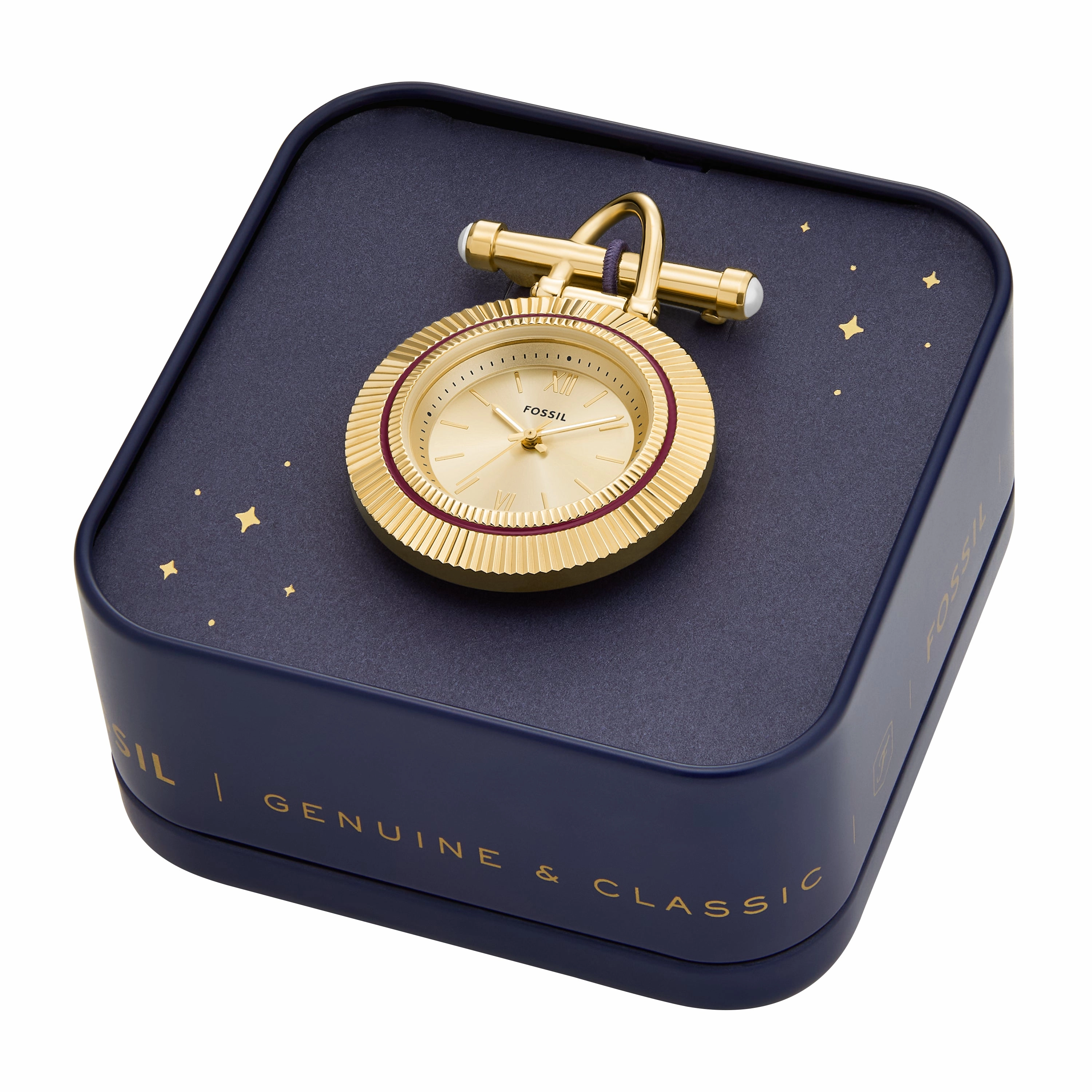 Scarlette Three-Hand Gold-Tone Stainless Steel Watch Brooch