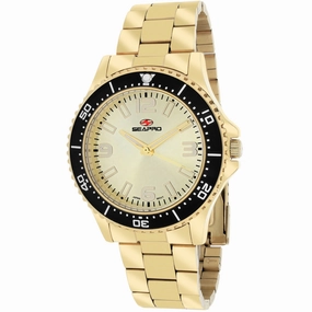 Seapro Women's Watch - Tideway Gold Dial Plated Stainless Steel Bracelet | SP5413