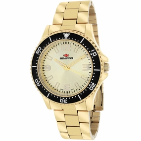 Seapro Women's Watch - Tideway Gold Dial Plated Stainless Steel Bracelet | SP5413