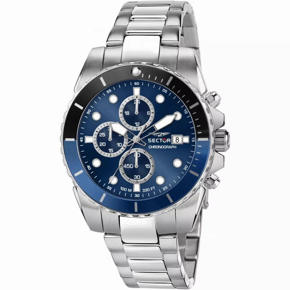 Sector 450 Blue Dial Chronograph