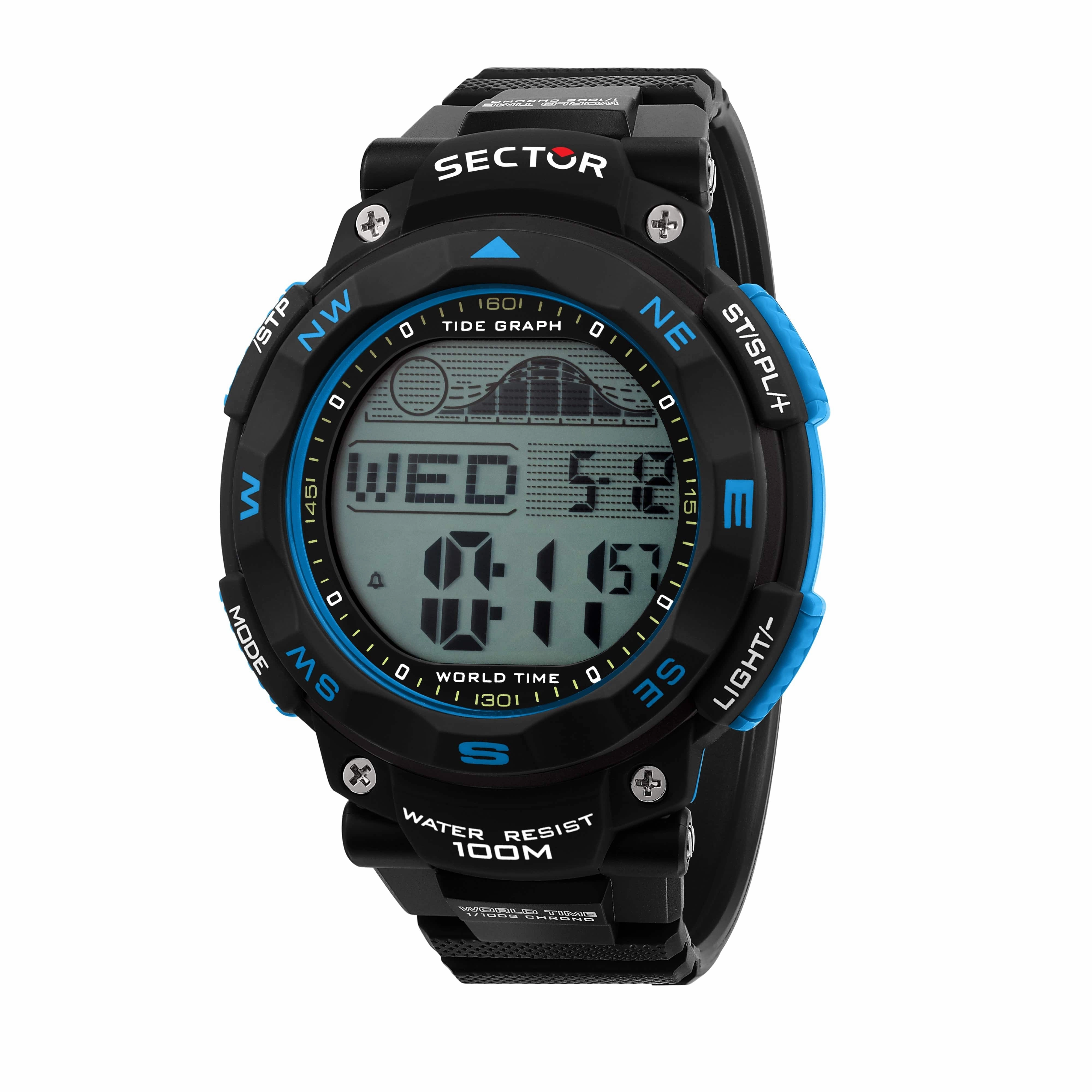 Sector Ex-35 Black Digital Watch
