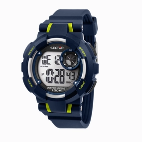 Sector Ex-36 Blue Digital Watch