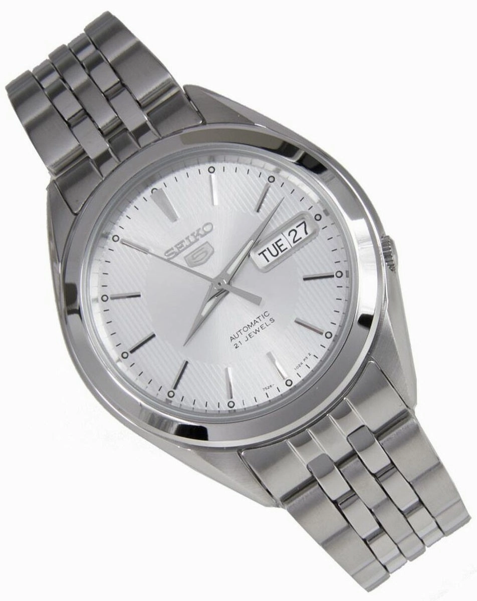 Seiko 5 Sports SNKL15K1 Silver Stainless Automatic Watch for Men