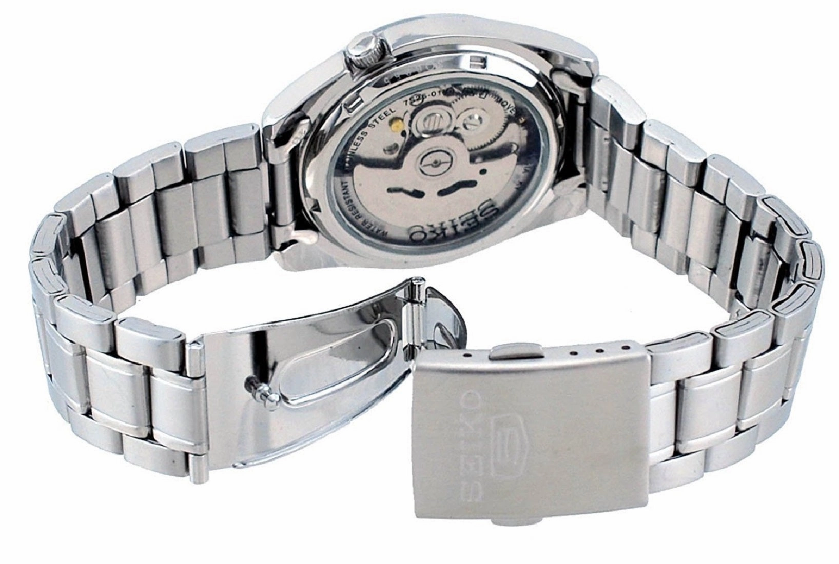 Seiko 5 Sports SNKL45K1 Silver Stainless Automatic Watch for Men