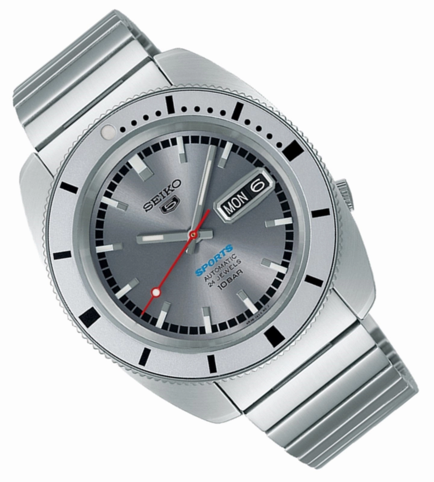 Seiko 5 Sports SRPL03K1 Ash Blue 1968 Limited Edition Automatic Watch for Men