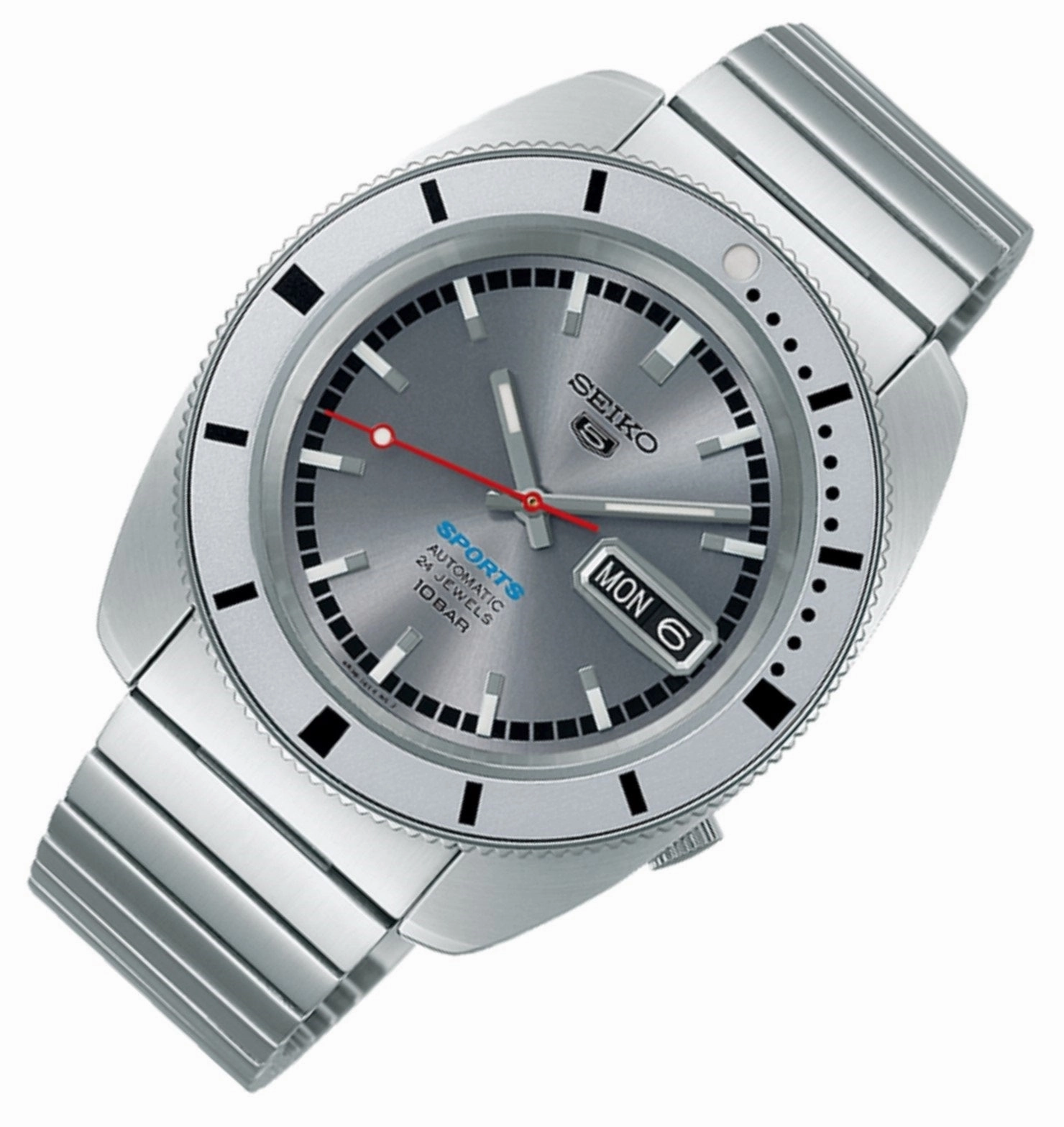 Seiko 5 Sports SRPL03K1 Ash Blue 1968 Limited Edition Automatic Watch for Men