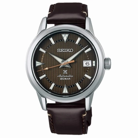 Seiko Men's Watch - Prospex Automatic Forest Brown Dial Horse Skin Strap | SPB251J1