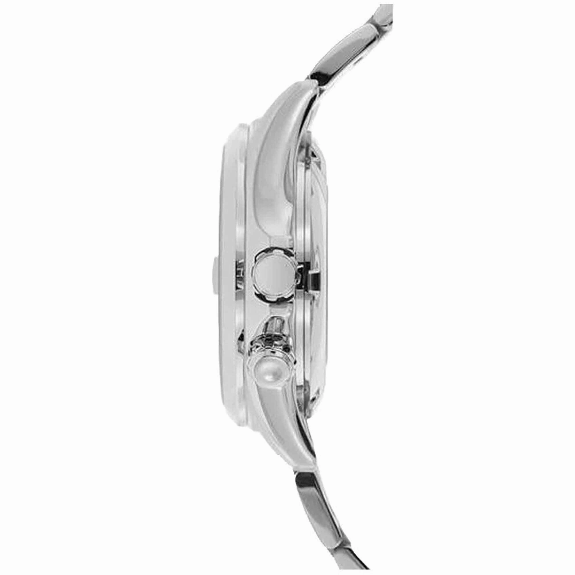 Seiko Men's Watch - Prospex Automatic Power Reserve Silver Steel Bracelet | SPB117J1