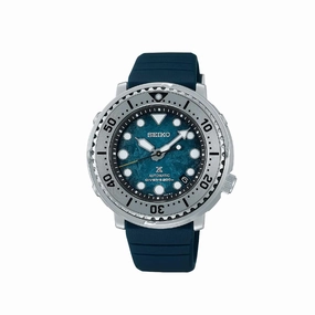 Seiko Men's Watch - Prospex Automatic Rotating Bezel Blue Silicone Strap | SRPH77K1