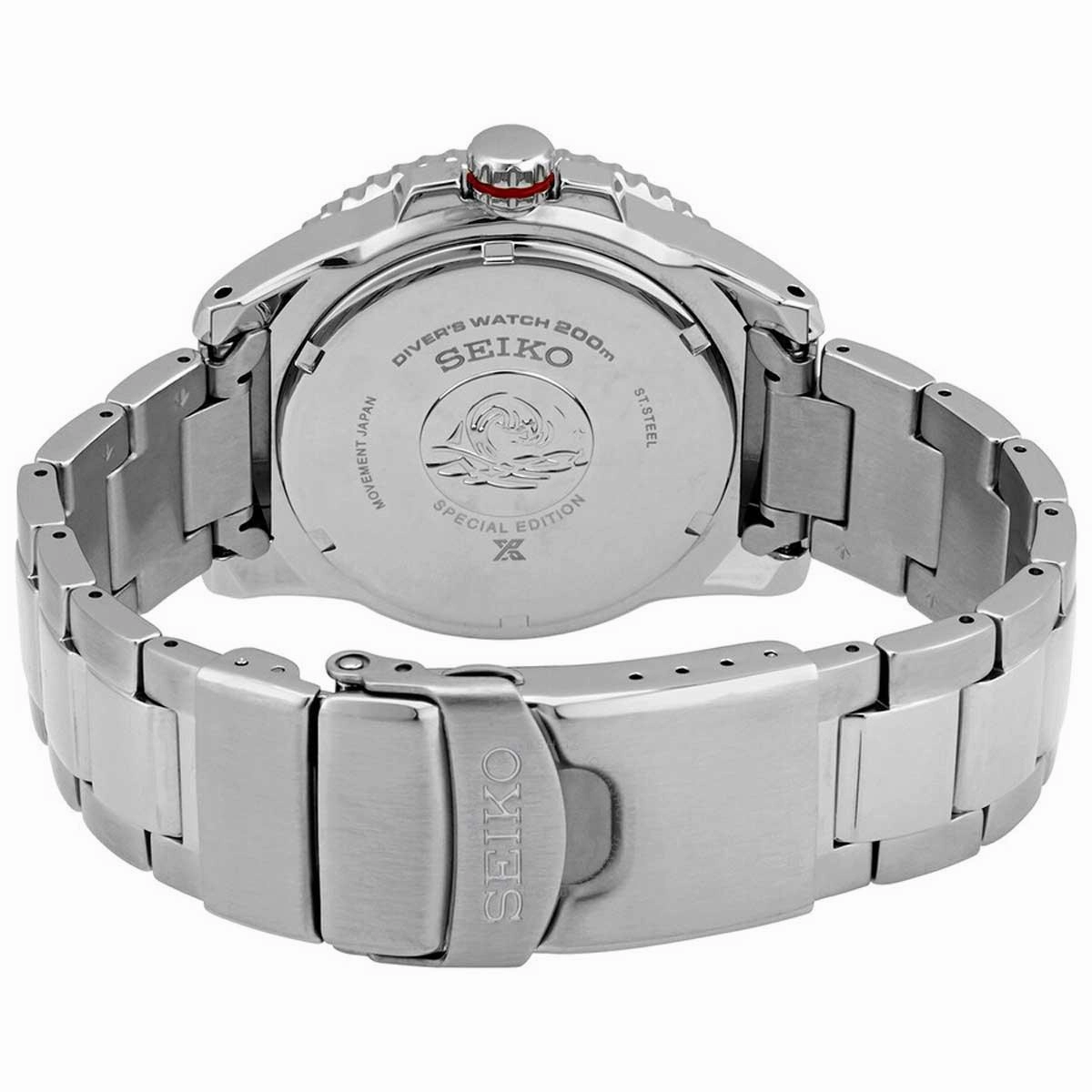 Seiko Men's Watch - Prospex Padi Solar Powered Eco-Drive Blue Dial Bracelet | SNE549P1
