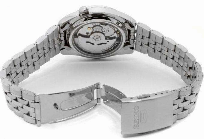 SEIKO SNK375K1 Automatic Silver Stainless Steel Watch for Men